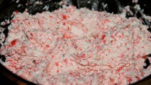 Лаваш с крабовыми палочками