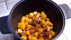 Крем-суп из тыквы с лисичками