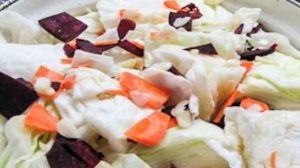 Капуста со свеклой на зиму