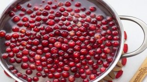 Компот из замороженной клюквы