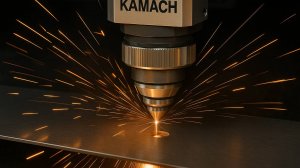 Лазерная резка стали на лазерном станке VENO TURBO FIBER 1530 1000 Raycus с головкой Raytools 240