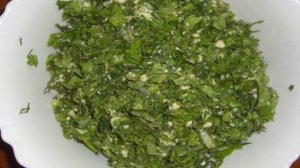Лаваш с зеленью