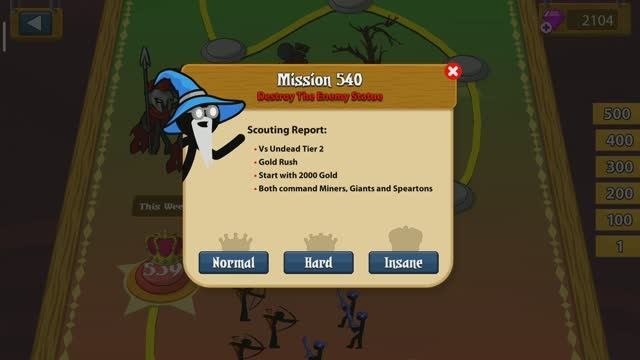 Mission Weekly | Levels 540 | Normal