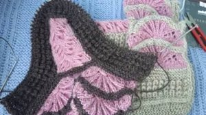 Сапожки спицами - 2 часть - Турецкая коса и кукурузка