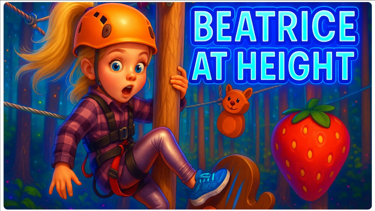 Беатрис на высоте! 🧗 Испытание в верёвочном парке