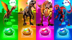 Coffin Dance Динозавры 177 уровень - Мультики про Динозавров | МУЛЬТФИЛЬМЫ ДИНОЗАВРЫ в Tiles Hop