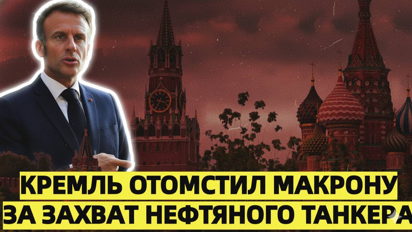 Кремль отомстил Макрону за захват нефтяного танкера