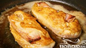 Курица с ветчиной и сыром