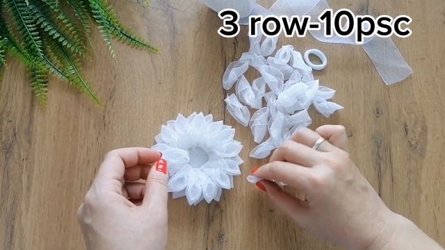 Бантики в школу/Георгины/банты из органзы смотреть онлайн