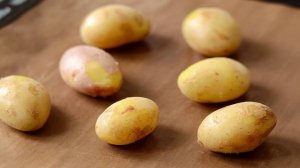 Мятый картофель в духовке