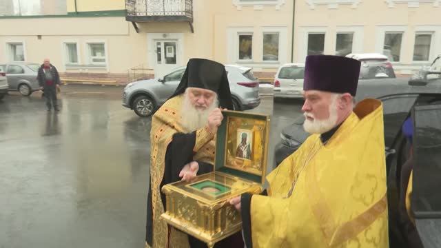 В Новосибирск прибыл ковчег с частицей мощей святителя Иннокентия, митрополита Московского