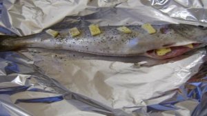 Минтай в духовке в фольге