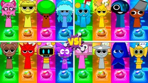 ВСЕ СПРУНКИ МЕГАМИКС 97-100 уровни - Мультики про Спрунке | МУЛЬТФИЛЬМЫ SPRUNKI в Tiles Hop