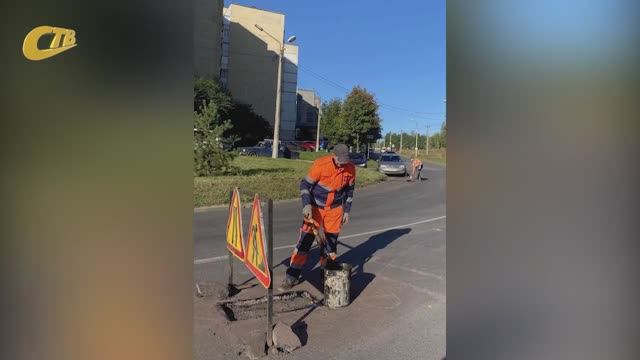 О ХОДЕ РЕМОНТА ДОРОГ И ТРОТУАРОВ В ЖЕЛЕЗНОГОРСКЕ