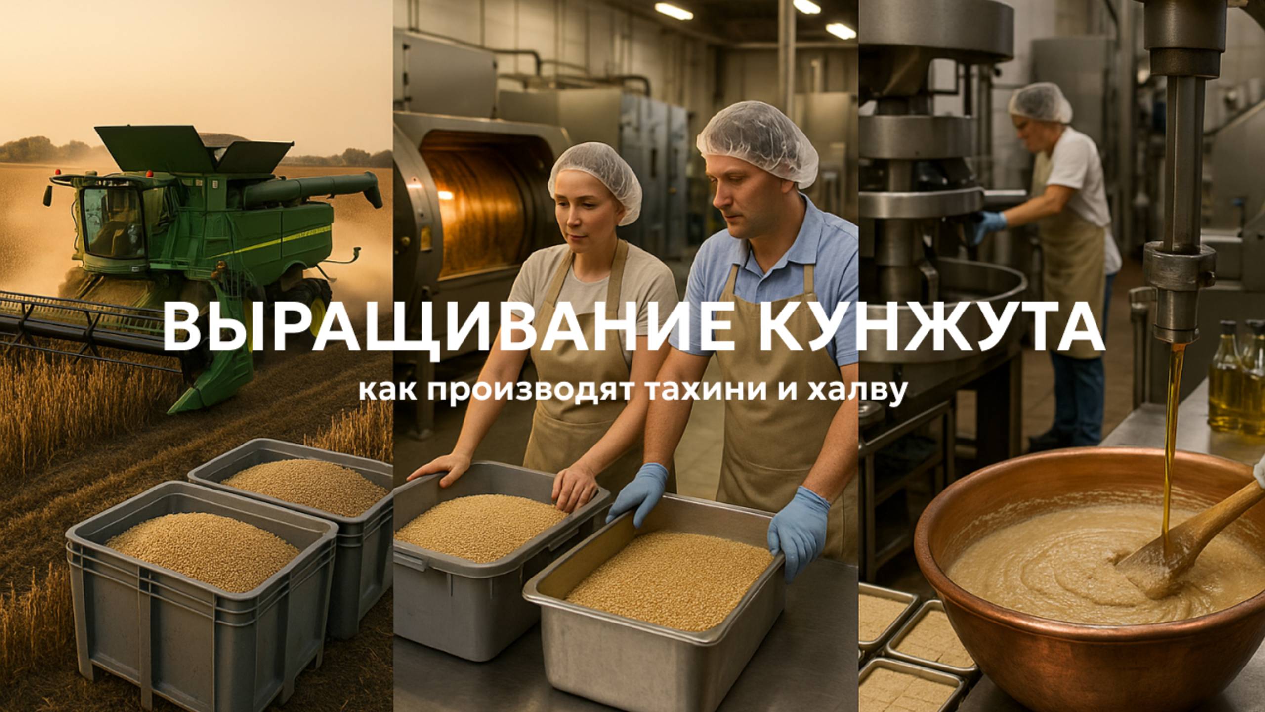 Как фермеры собирают семена кунжута с помощью машин производство тахини, кунжутного масла и халвы
