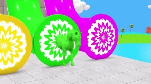 Разноцветные ЖИВОТНЫЕ! ВЕСЁЛЫЙ МУЛЬТИКИ про животных. Мультфильмы