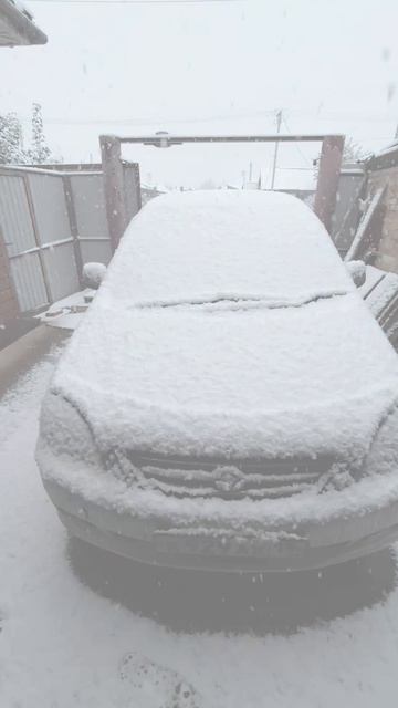 Первый осенний 2025 снег в Абакане… смотреть онлайн