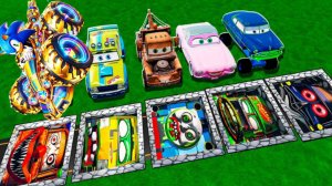 ⭐ ️ Машины сражаются с гигантскими ловушками-ямами! Сможет ли Молния пройти испытание?