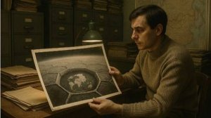 В старом архиве найдена карта плоской Земли