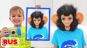 Смешные истории для детей! Видео от Влада и Ники!