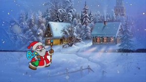 А У НАС ПО УЛИЦАМ ХОДИТ ДЕД МОРОЗ - муз. и сл. Л.Горцуевой  (+, минус, караоке, текст)