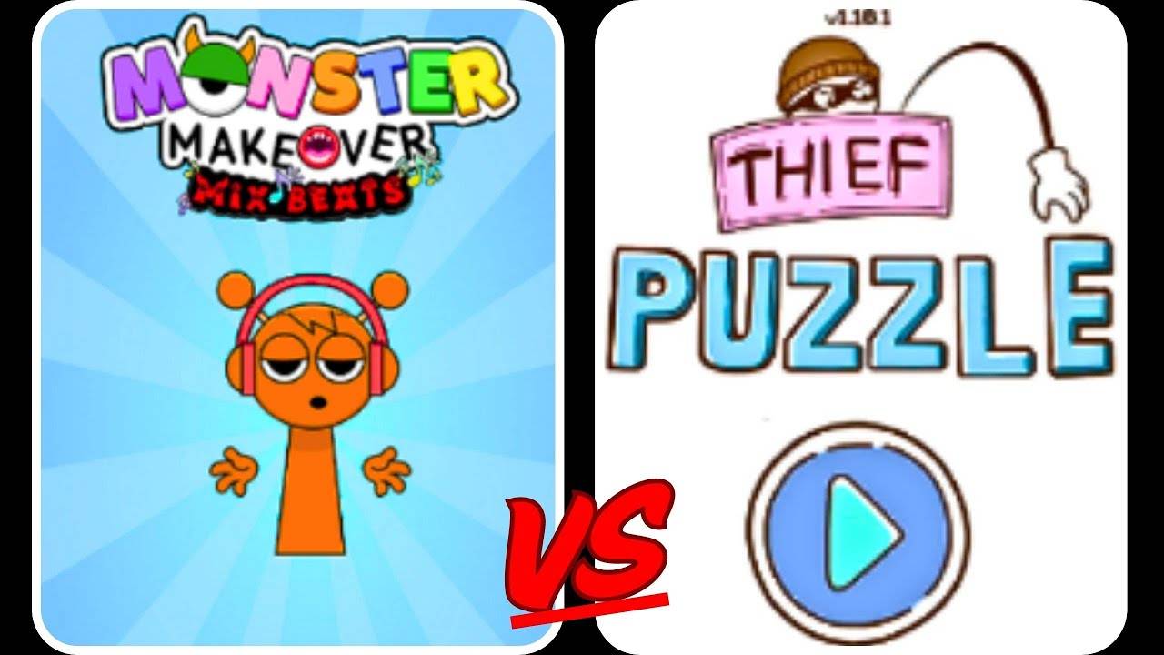 🌈SPRUNKI Monster DIY: Mix Beats Vs ThiefPuzzle