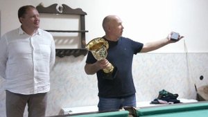 Бильярд - праздничная партия в честь 95-летнего юбилея А. Н. Фалолеева, бывшего ректора КГПУ - 2025