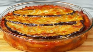 Нежная итальянская овощная запеканка – легкая, сливочная и полная витаминых вкусов! 🍆🌶🍆
