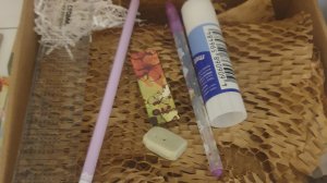 собираю бокс канцелярии