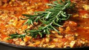 Лазанья с овощами и фаршем