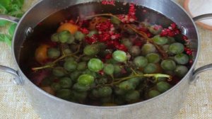 Компот из зеленого винограда
