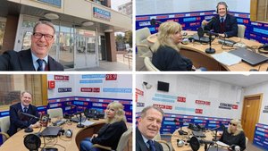 Денис фон Мекк на Радио России в Нижнем Новгороде с Натальей Михайловой (Музыкальный центр)