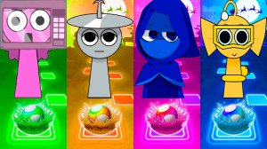 Coffin Dance Спрунки 100 уровень - Мультики про Спрунке | МУЛЬТФИЛЬМЫ SPRUNKI в Tiles Hop