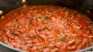 Лазанья грибная