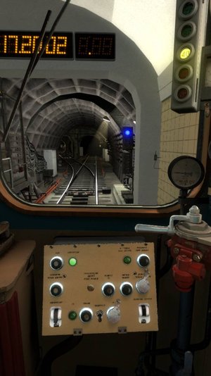 Garry’s Mod Metrostroi Crossline EMA 395 Ретро поезд вид из кабины
