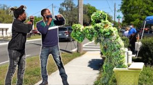 OMG! They square up at the Bushman prank