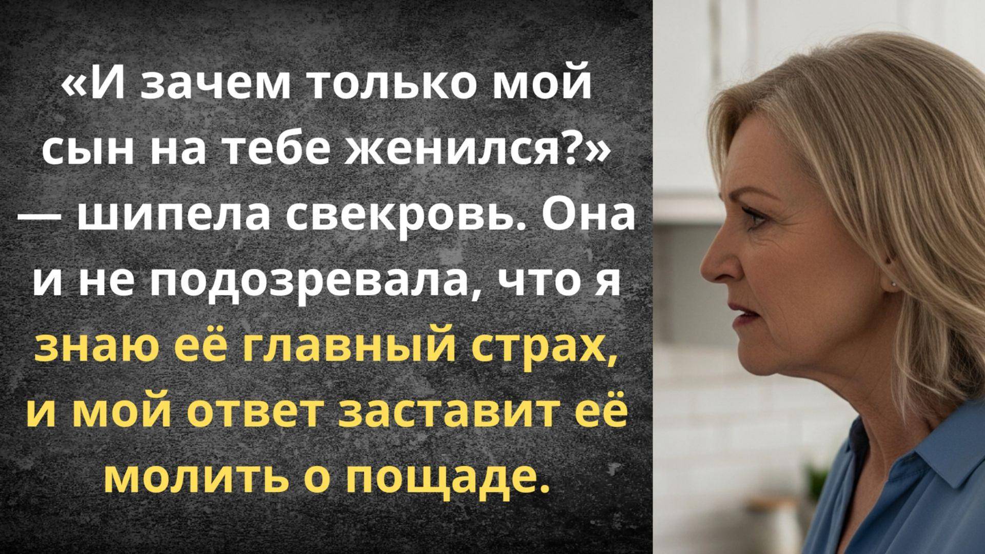 Свекровь-монстр из соседнего подъезда | Истории из жизни