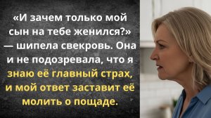 Свекровь-монстр из соседнего подъезда | Истории из жизни