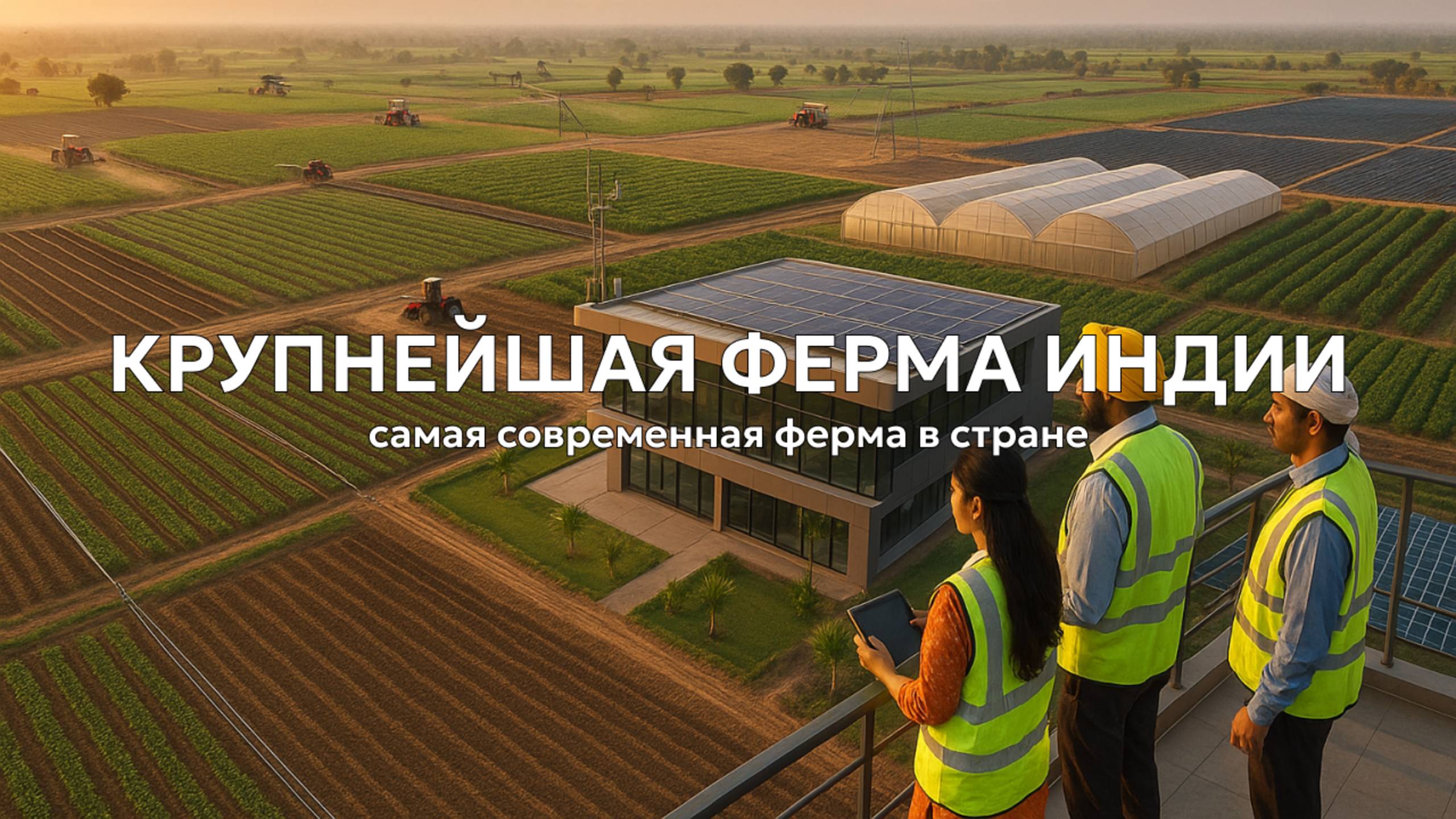 Крупнейшая в Индии точная ферма: самая современная сельскохозяйственная ферма площадью 140 акров
