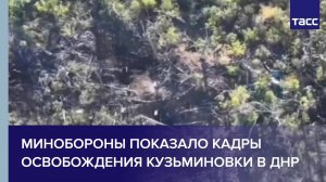 Минобороны показало кадры освобождения Кузьминовки в ДНР