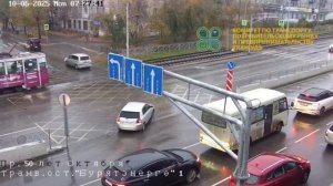 ДТП с трамваем  в Улан-Удэ "Не, ну а вдруг проскочу?!"