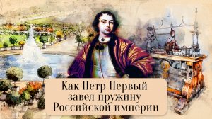 Как Петр Первый завел пружину Российской империи