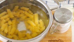 Макароны по-флотски с печенью