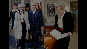 Образ для фотосессии: женщина в классическом мужском костюме.