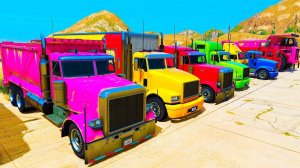 Мультики про Машинки Синий Трактор Экскаватор Цветные Грузовики Цветные Машинки и Песни для детей