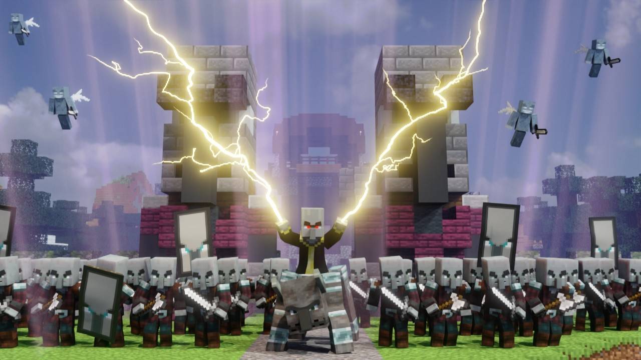 РЕЙД МАРОДЕРОВ! - Селянин ПРОТИВ мародера: Историческая ЧАСТЬ, ЧАСТЬ 2 ｜(Анимация для Майнкрафта)