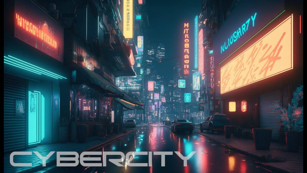 Cybercity - A Nostalgic Ambient Cyberpunk Journey (MEDITATIVE and RELAXING)