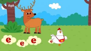 Letter Ee ｜ New Phonics Songs ｜ Little Fox ｜ Animated Songs for Kids