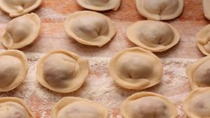 Лазанья из пельменей