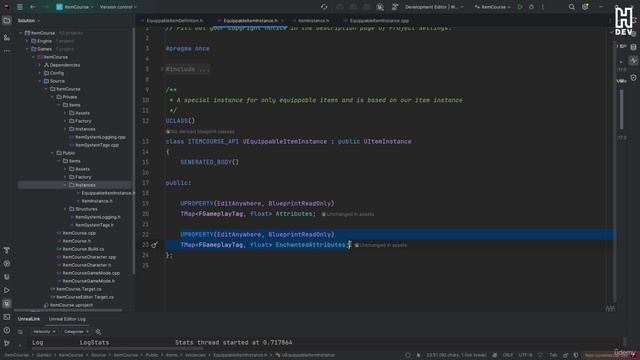 5 - Creating Equippable Items 5 -Equippable Item Instance - Expanding The Item Instance Class